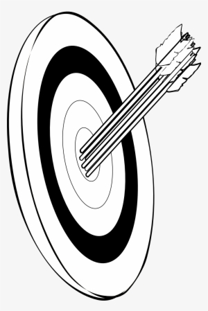 Arrows And Target Snarkhunter Arrows In The Gold Black - Archery Clipart Black And White