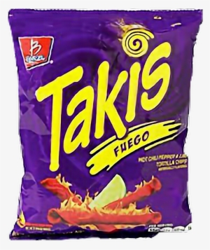 Spicy Takis Purple Red Food Chips Imhungry - Takis Fuego