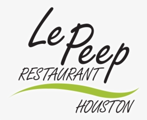 Le Peep Restaurant Houston Png Little Peep Restaurant - Calligraphy