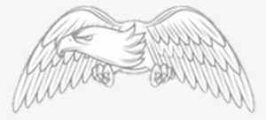 Eagle Badge Png Clip Art Black And White - Police Badge Eagle Vector