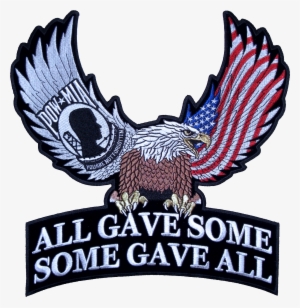 American Flag Eagle Png - All Gave Some Png