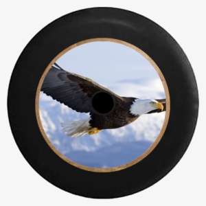 Jeep Wrangler Jl Backup Camera Soaring American Bald - Eagle Flying Painting