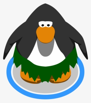 Grass Skirt Ingame - Red Penguin Club Penguin