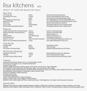 Lisa's Resume