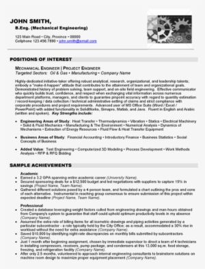 Click Here To Download This Mechanical Engineer Resume - Project Mechanical Engineer Resume