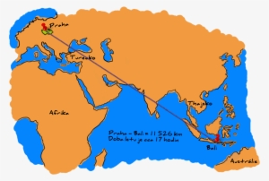 Http - //www - Explode - Cz/images/doba Letu - Flight Path From Brisbane To Abu Dhabi