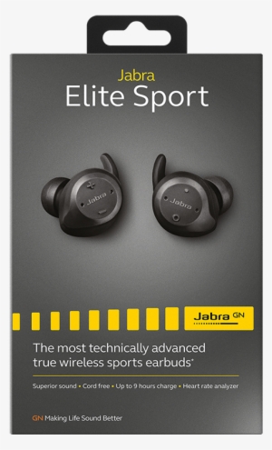 Jabra Elite Sport True Wireless In-ear Headphones - Wireless Jabra ...