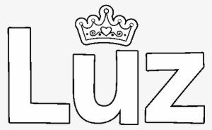 Dibujo De Luz Para Colorear - Imagenes Del Nombre De Luz