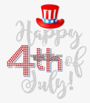 Sparkling Happy 4th Of July Heat Transfer - Emblem