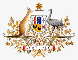 Flag And Map Of Australia - Australian Coat Of Arms