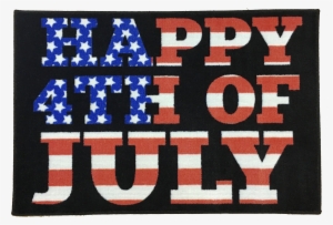 Happy Fourth Of July Area Rug - Rectangle