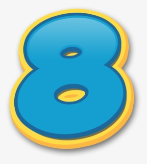 Numeros Patrulha Canina Numbers - Numero 8 Paw Patrol Png