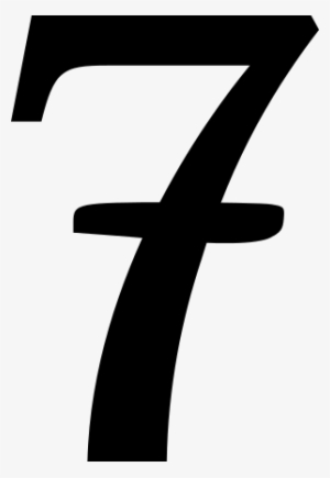 Hand Written - Numero 7 Png