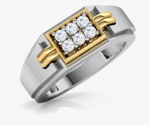 Rose Red Diamond Stone Free Png Image - Single Diamond Ring For Men