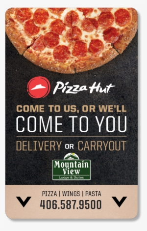 Custom Hotel Card - Pizza Hut Howard Johnson