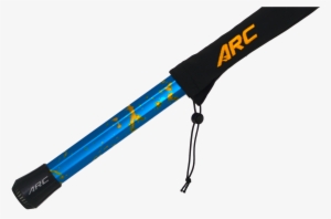Splatter D-pole Shaft Goldenrod Splatter Blue/gold - Trekking Pole