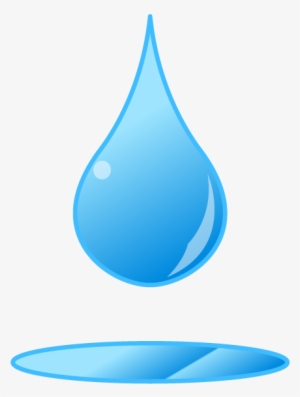 Library Drops Light Blue Gradient Reflective Clip Art - イラスト 水たまり
