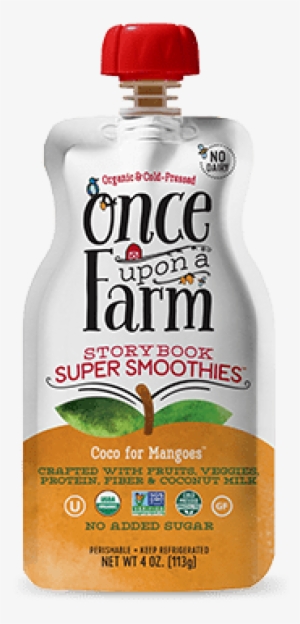 Coco For Mangoes Pouch - Once Upon A Farm Smoothies