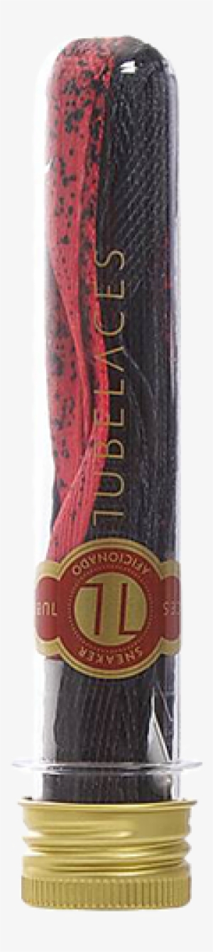 Tubelaces Gold Flat Splatter Pack Laces - Tubelaces Gold Flat Splatter Pack Red/ Black