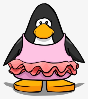 Ballerina Costume From A Player Card - Club Penguin With Scarf
