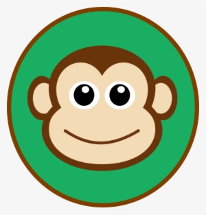 Cute Monkey Face Clipart - Caras Tristes Dibujos Animados