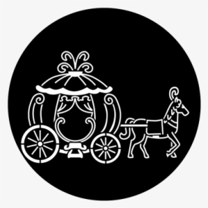 Clipart Freeuse Stock Cinderella Carriage Black And - Cinderella Gobo