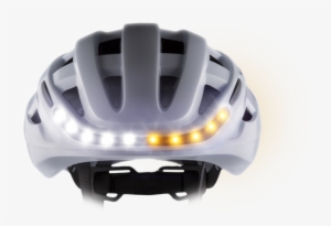 Front View - Helmet With A Light