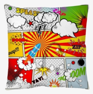 Set Of Retro Comic Book Vector Design Elements, Thought