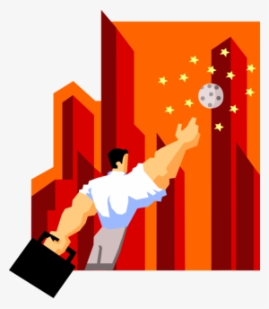 Vector Illustration Of Powerful Businessman With Jacked - Baby's Only Playpen Mat Star Marine / White