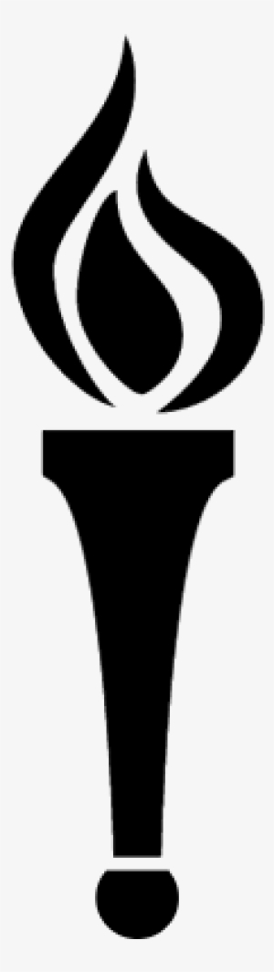 Torch With Flames Vector - Tocha Vetor