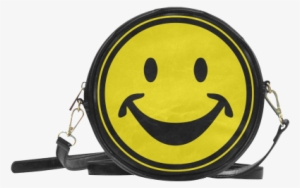 Funny Yellow Smiley For Happy People Round Sling Bag - Miraculous Ladybug Marinette Purse