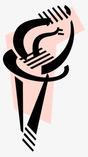 Vector Illustration Of Torch Flame Symbol Of Olympic - Illustration