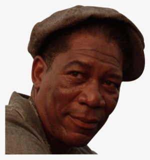 Morgan Freeman Cap Transparent Png Sticker - Shawshank Redemption Red