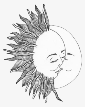 Sun And Moon Png Tumblr - Sun And Moon Transparent
