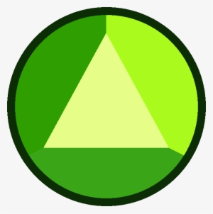 Green Sapphire Gemstone - Color Changing Smiley Face