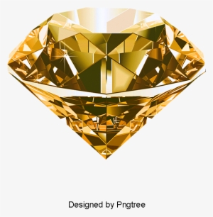 Diamond, Gold, Crystal Png And Psd - Diamond