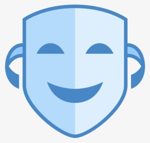 The Comedy Icon Is A Face That Looks Similar To An - Clip Art