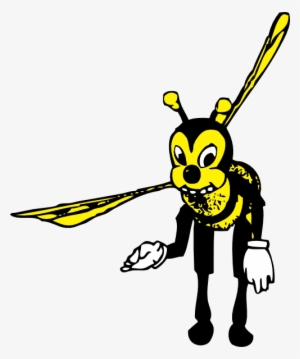 Free Vector Bowing Bee Clip Art