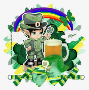 Lucky Charms Leprechaun Png Picture Free Stock - Saint Patrick's Day Wall Clock