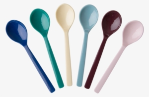 Coming Soon Bundle Of 6 Melamine Teaspoons In 6 Assorted - Rice Melamine Teaspoons In 6 Assorted 'lbc' Colors