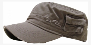 S Cloth Khaki Military Hat Army Cadet Patrol Castro