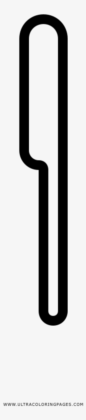 Butter Knife Coloring Page