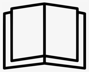 Blank Open Book - Royalty Free Book Icon