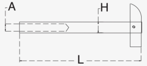 Drop Pin Swage Stud - Inch