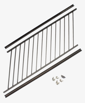 Harmony Railing 36 X 8 Stair Railing Black - Stair Railing Png