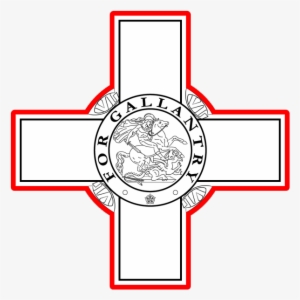 George Cross - Malta Flag George Cross - 600x610 PNG Download - PNGkit