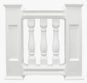 V510 With Turned Vinyl Balusters - Baluster