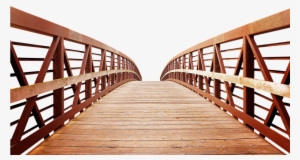 Bridge, Isolated, Wooden Bridge, Transparent, Railing - Ponte In Legno Png