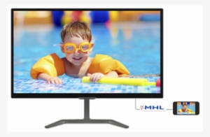 Philips 27 Monitor Black - Philips 246e7qdab 23.6" Fhd Ips W-led Monitor