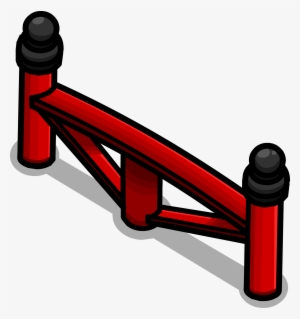 Red Bridge Railing Sprite 001 - Bridge